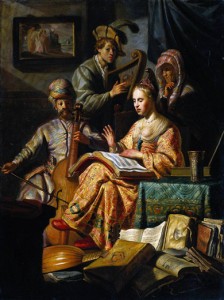 Rembrandt Allegoria della musica